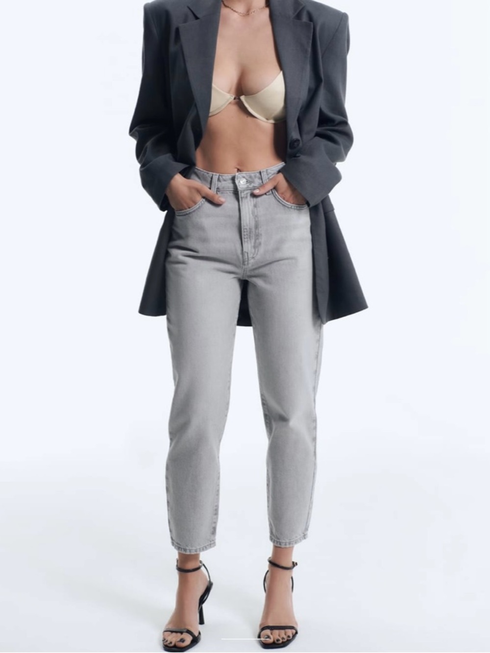 NEW Zara Mom Fit Jeans